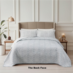 <span class=keywords><strong>Set</strong></span> Sprei Jacquard Katun Mewah  Sprei Bolak-Balik untuk Semua Musim, <span class=keywords><strong>Set</strong></span> Selimut Dua Sisi - Product Image 5