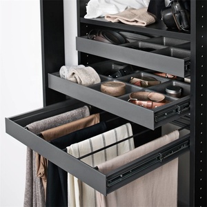 Hochwertiger kunden spezifischer Steh schrank Wasserdichter Kleider schrank im zeitgenössischen Stil mit Schublade für den Einsatz in Hotels und Villen - Product Image 2