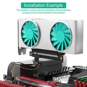 Cable de Extensión Flexible de Alta Velocidad PCI-e 3.0 1X a 16X, Compatible con Chasis 1U 2U, en Stock, Extensión PCI-e PCI 3.0 1X a 16X - Product Image 2