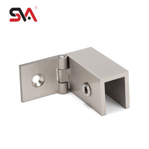 <span class=keywords><strong>Pince</strong></span> <span class=keywords><strong>à</strong></span> verre de Style carré en laiton noir mat <span class=keywords><strong>pince</strong></span> droite réglable montage mural <span class=keywords><strong>raccord</strong></span> de porte <span class=keywords><strong>pour</strong></span> accessoires de fenêtre - Product Image 5