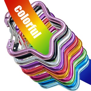 Aluminum Alloy Five Pointed Star Carabiner Multi Color Durable Steel Wire <b>Hook</b> For Jewelry And Safety Gear - Product Image 1