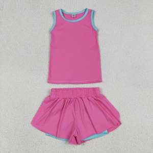 Completo estivo da <span class=keywords><strong>bambina</strong></span> con ricamo a forma di anguria, top senza maniche a righe con bordo smerlato e <span class=keywords><strong>pantaloncini</strong></span> <span class=keywords><strong>verdi</strong></span> con volant, set 2 pezzi - Product Image 4