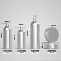 Bouteille pulvérisateur en aluminium durable de 500 ml avec impression personnalisée, gâchettes noires pour nettoyant de jantes sans acide, parfum, lotion, finition mate