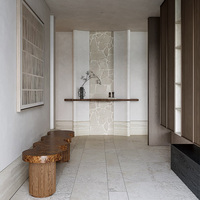 Conception d'intérieur de villa de luxe moderne, personnalisation complète de la maison, style minimaliste italien, solution clé en main