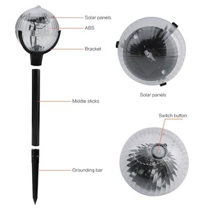 Luces Solares para Caminos de Jardín, Luces Decorativas para Exteriores, Lámpara de Paisaje Impermeable con Energía Solar para Césped, Patio y Caminos - Product Image 4