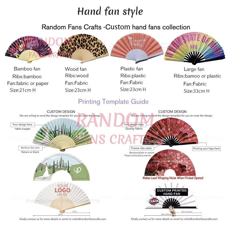 Custom hand fan,please send logo