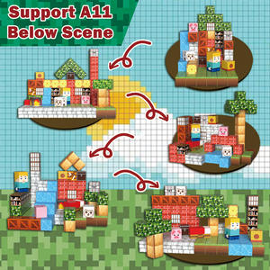 Ensemble <span class=keywords><strong>de</strong></span> blocs magnétiques en plastique EPT 2 cm, 100 pièces, jeu <span class=keywords><strong>de</strong></span> construction <span class=keywords><strong>de</strong></span> cubes magnétiques, jouets éducatifs STEM pour enfants - Product Image 3