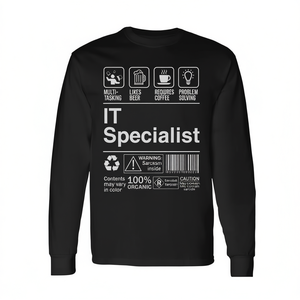 Camiseta de manga larga con etiqueta del producto IT Specialist - Product Image 2