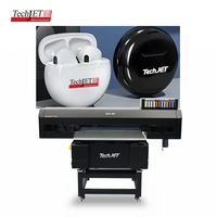 Impresora UV de Cama Plana de Formato Pequeño TechJet 9060 con Posicionamiento Visual, Fabricación Profesional, para Impresión de Productos Promocionales