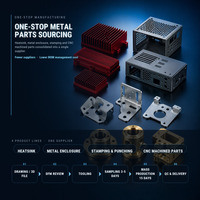 Komponen Aluminium Hex Standoff Berulir yang Dibuat dengan Mesin CNC, Komponen Custom Hasil Bubut dengan Wire EDM untuk Perakitan Lengan Robot