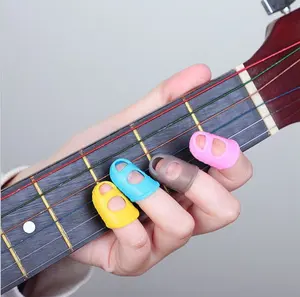 2020 sıcak satış diğer müzik aletleri aksesuarları gitar ukulele kalimba parmak koruma kapağı silikon fingerstall