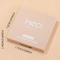 OEM Cosmétiques pour le visage Marque privée Maquillage miroitant Mat Bronzer Surligneur Contrôle de l'huile Correcteur et contour Poudre pressée