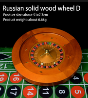 Roulette russe en bois massif de haute qualité de la marque JIAYI, roue en bois de qualité casino, grande taille, roulette européenne à un seul 0