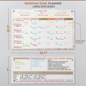 Planificateurs de suivi des habitudes de la famille, adultes et enfants, planificateurs, Journal et tableau d'objectifs, soins personnels, calendrier magnétique effaçable à sec, tableau blanc - Product Image 4