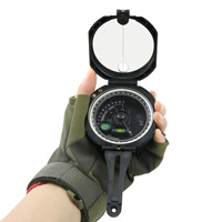 Haute précision tout métal multifonction mesure pente Distance aimant fort veilleuse boussole géologique pour la Navigation