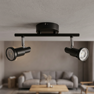 Faretto GU10 3.4W 2700K Nero (828780) 220-240V Acero - Product Image 3