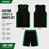 Conjunto de Uniforme de Baloncesto Personalizado, Camiseta y Pantalones Cortos de Malla Transpirable, Nombre y Número del Equipo Personalizados para Clubes Europeos, Escuelas y Academias