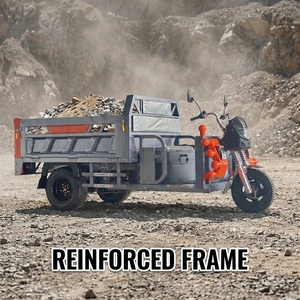 Tricycle à châssis renforcé à trois roues avec amortisseur de 43 mm, capacité de charge de 1200 kg, pour l'exploitation minière - Product Image 1
