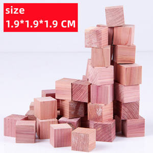 Placard désodorisant aromatique canada cèdre cubes puces anneau boule cèdre <span class=keywords><strong>rouge</strong></span> blocs de bois pour garde-robe vêtements stockage - Product Image 5