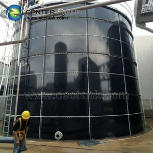 Glass Fused Steel Bolted Liquid Storage Tank for Industrial Waste