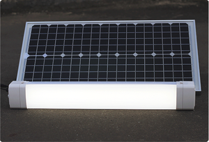 Ricaricabile Lamparas Apparecchi di 30W Solar Energy Power <span class=keywords><strong>LED</strong></span> Tri-prova di Luci Del Tubo Con Sensore di Movimento - Product Image 3