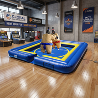 Combinaisons de lutte de sumo interactives de qualité commerciale personnalisées avec anneau de sécurité gonflable