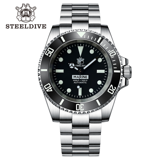 STEELDIVE SD1954 Mens Dive Watches Sport Men Automatic Mechanical Watch 200m Waterproof Wristwatch NH35