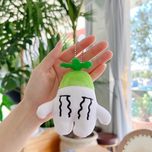 Set de Llaveros de <span class=keywords><strong>Peluche</strong></span> Suave con Temática de Plantas: Muñecos de Cebolla, Brote de Bambú, Brócoli y Maíz para Decoración de Mochilas y Regalos - Product Image 5