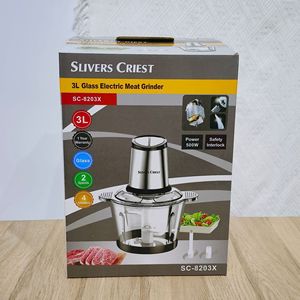 Hachoir à viande électrique en gros pour usine, <span class=keywords><strong>bol</strong></span> en verre 3L, hachoir alimentaire grande capacité pour la cuisine domestique et usage commercial - Product Image 3
