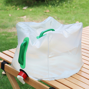 10L 15L <strong>20L</strong> Outdoor Collapsible Portable Folding Camping Plastic Drink <strong>Water</strong> Storage PVC Bucket <strong>Container</strong> - Product Image 1
