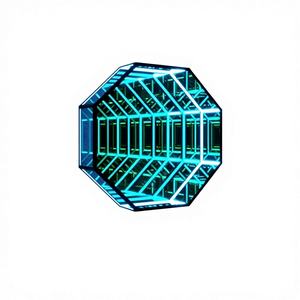 Letrero de Neón Personalizado con Espejo Infinito, Iluminación LED Multicolor, Blanco Cálido, Garantía de 2 Años, Decoración de Pared de Vidrio para Dormitorio o Bar, Ra90 - Product Image 1