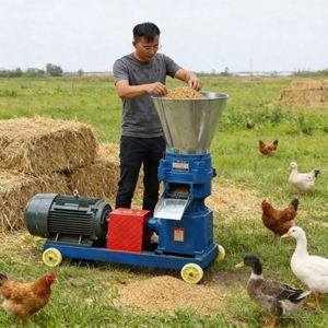 Máquina Eléctrica de Pellets para Alimento Animal 220V 380V de Alta Productividad, Molino de Alimento para Animales de Granja, Equipo de Matriz Plana para Ganado, Cerdos, Caballos y Vacas - Product Image 2