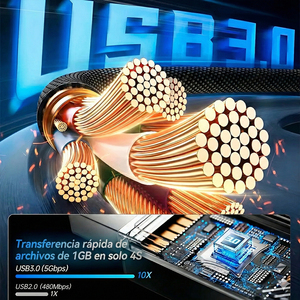 Cable USB 3.0 ELE-GATE A a A de 1 m para transferencia de datos de alta velocidad - Product Image 4