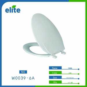 Elite Toilet Seat Cover Plastic Single Piece With Clips For Toilet W0039-6A - Product Image 1