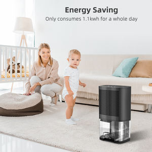 Nouveaux déshumidificateurs 2021, déshumidificateur d'air compact et portable pour la maison avec alimentation intégrée, articles uniques en vente flash du <span class=keywords><strong>Black</strong></span> <span class=keywords><strong>Friday</strong></span> - Product Image 6