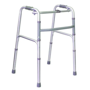 Cadre de marche pliable de haute qualité avec roues léger réglable conçu pour une assistance à la marche en douceur durable - Product Image 2