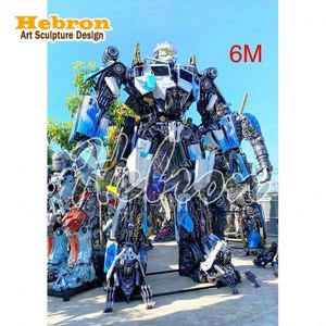 Statue de robot femme en métal léger, collection <span class=keywords><strong>2022</strong></span>, idéale pour la décoration intérieure et comme cadeau créatif - Product Image 1