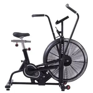 Оборудование для упражнений в помещении, воздушный велосипед для коммерческого клуба, черный комплект унисекс, сопротивление ветру NoPower