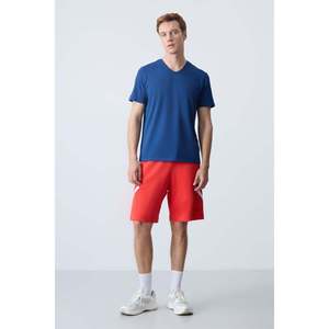 Pantalones Cortos Básicos para Hombre Fiesta de Algodón Grueso y Suave con Textura, Corte Estándar - 81281 - Fiesta - Product Image 5