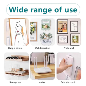 Large <b>Picture</b> Hanging Strips, Sticky Wall Hangers <b>for</b> <b>Pictures</b>, Nail-Free Damage-Free Adhesive Poster Strips <b>for</b> <b>Frame</b> Mounting - Product Image 6