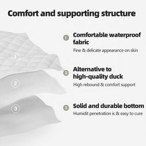 Surmatelas matelassé <span class=keywords><strong>Novilla</strong></span> 5 cm 120x190 Écologique Confort réglable Respirant Lavable Housse de matelas matelassée Poche profonde 30 - Product Image 2