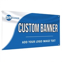 Drapeau personnalisé double face 90x150cm 100% polyester, grande promotion extérieure, logo imprimé en sérigraphie 3x5