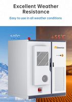 Système de Stockage d'Énergie Tout-en-un 200KWH/400KWH avec Batterie LiFePO4 et Onduleur Hybride 100KW 125KW pour Applications Industrielles et Commerciales Extérieures