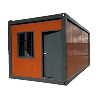 Maison mobile préfabriquée moderne en acier de 20FT 40FT, module habitable portable, conteneur détachable de haute qualité, dortoir et salle de bain