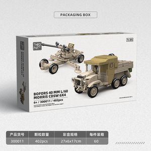Bloques de Construcción Quanguan Tanque 300011 Porta Cañones Antiaéreos Británico Bofors - Bloques de Construcción Juguete Ensamblado Decoración para Niño - Product Image 2