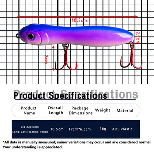 <b>Floating</b> Pencil Lure 10cm 16g Topwater Bait For Freshwater Fish Surface <b>Fishing</b> Lure With Rattle Bead - Product Image 4