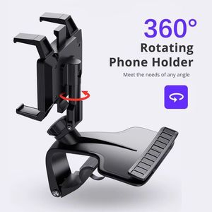 360 độ Bảng điều khiển người giữ xe điện thoại Núi Điện thoại di động đứng người giữ điện thoại với bãi đậu xe số - Product Image 5