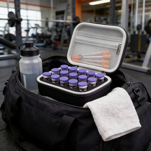 Durable EVA Protective <b>Box</b> 15 Compartments Holds 10ml Bottles Compact Storage Organizer for <b>Small</b> Liquids Toiletries - Product Image 4