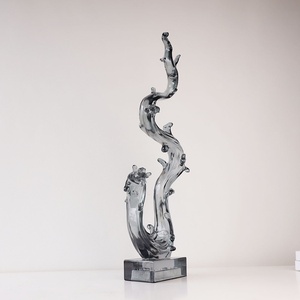 Escultura de Dragón de Resina Moderna, Simple y Creativa, Artesanía de Lujo para Decoración de Sala de Estar, <span class=keywords><strong>Entrada</strong></span> y Escritorio - Product Image 4