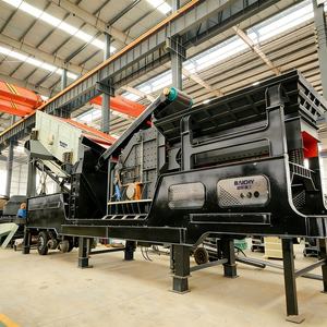 Système mobile de concassage et de criblage complet pour pneus usagés, avec concasseur à cône à percussion mobile pour le traitement des roches - Product Image 6